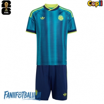 Columbia Echipament de Fotbal Replică Mondial 2026 Copii Deplasare (+ Șorturi)